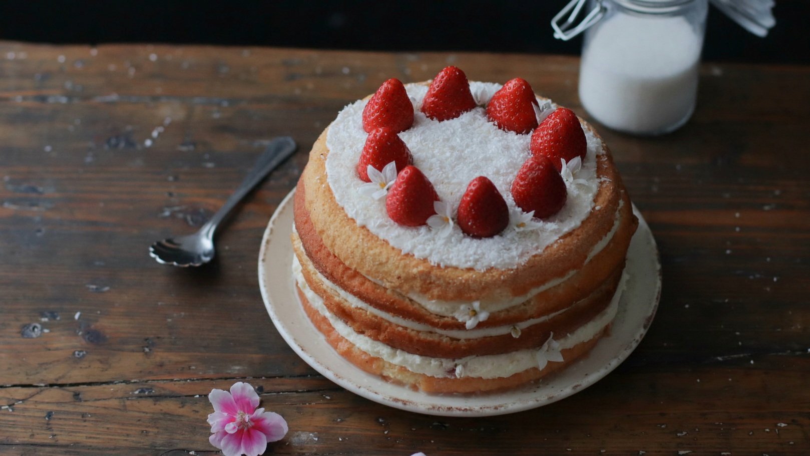 TORTA S JAGODAMA I KOKOSOM (VIDEO)